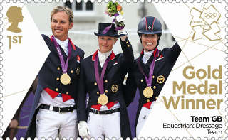 Photo of the Equestrian Dressage Olympic Gold Medal Winning Team of 2012